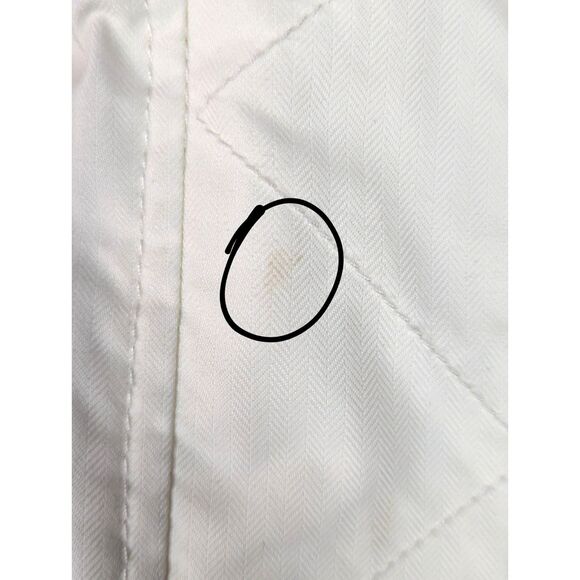 NILS Ski Snow Puffer Hooded Jacket Winter Sports Outdoors Pockets Cream Size 8 - Picture 14 of 14